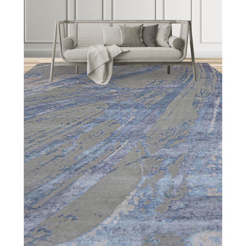 Abstract Area Rug, Rectangle 10' x 14'