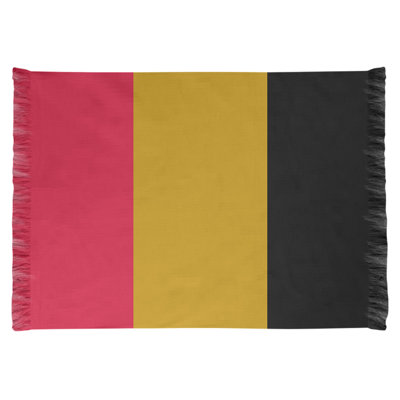 Tapis rouge à rayures de hockey national