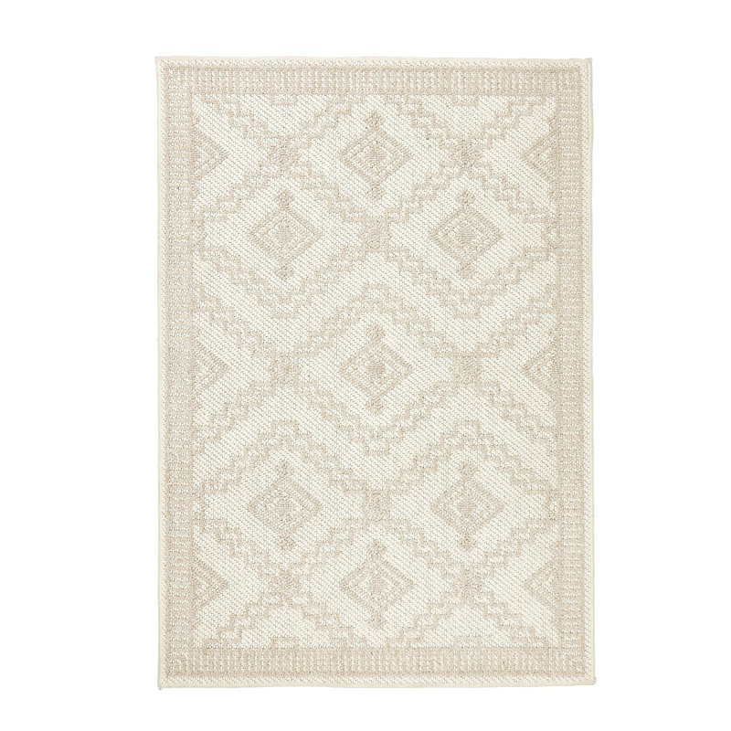 Geometric Flatweave Indoor / Outdoor Area Rug, Rectangle 200 x 290 cm