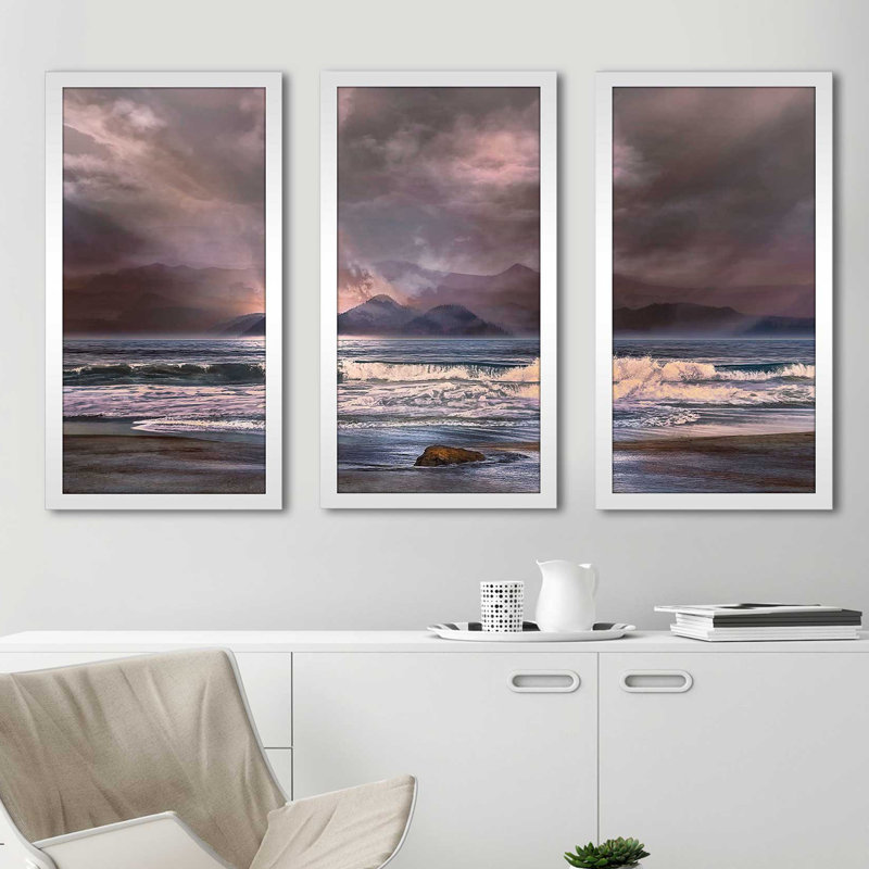 « escape », reproduction de peinture à l’acrylique à multiples images, L 52,5 po x H 33,5 po x P 1 po