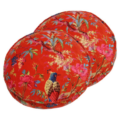 Floral Circular Cushion