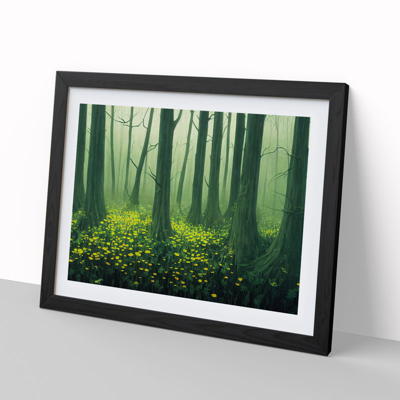Spectacular Spring Forest - Framed Print, Black Frame, 46cm H x 64cm W