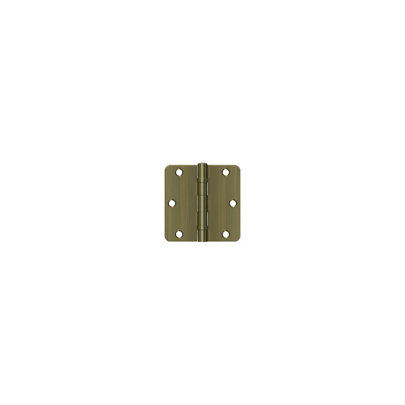 64'' x 64'' Steel Surface Mount Hinge, Antique Brass