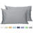 Sliver Cording 100% Cotton Sateen Pillowcases Open Pillowcases Set-122611588-122611586