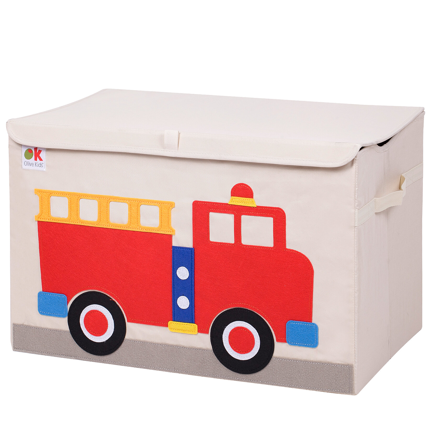 Red wooden deals toy box