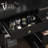 Black Matte Vanity Dressing Table With 3-Color Lighted Mirror & Crystal Knobs