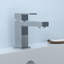 Robinet pour salle de bain à un trou avec drain Quadrato-40356288