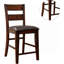 2 chaises de salle à manger à hauteur de comptoir
