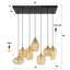 Ungar 7 - Light Cluster Geometric Pendant