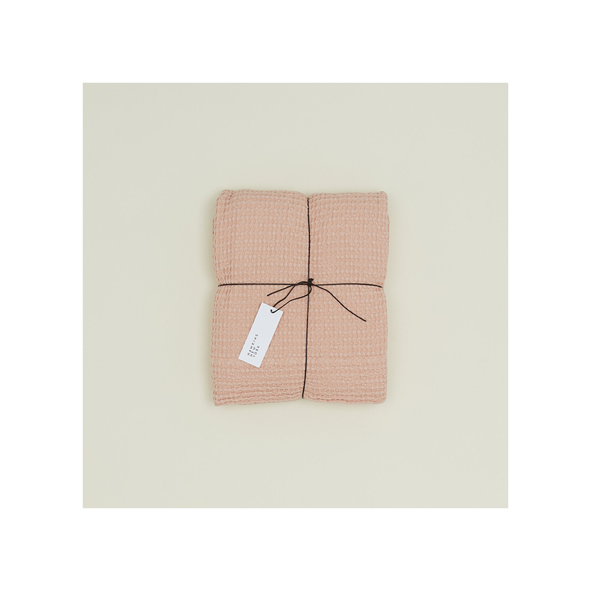 Simple Cotton Shower Curtain, Blush