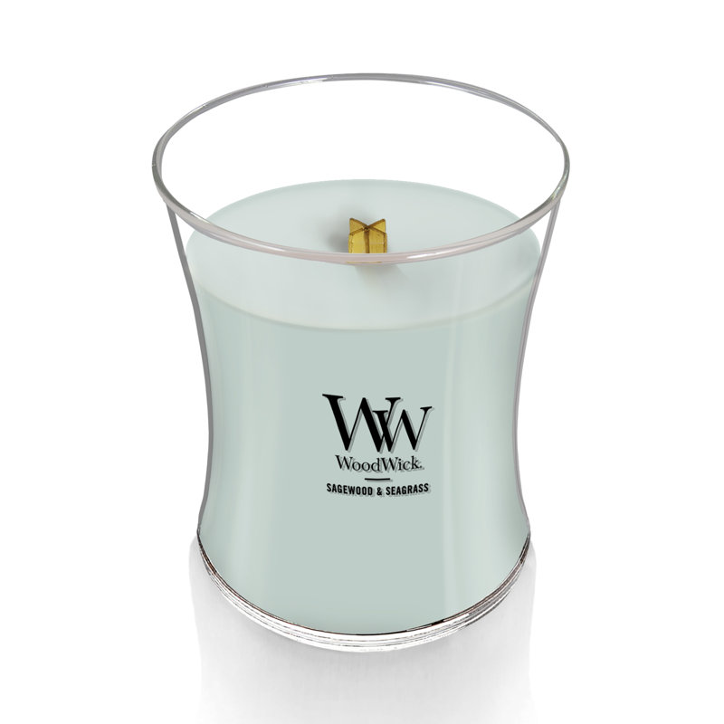WoodWick Sagewood & Seagrass Medium  Candle