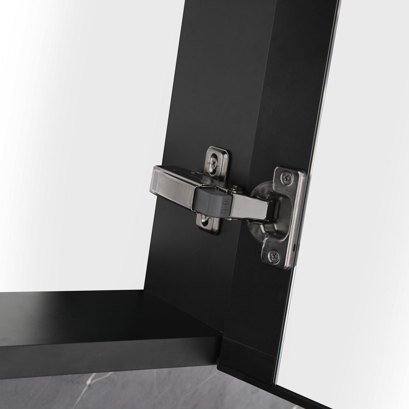 Camrynn 48'' W Mirrored Medicine Cabinet with LED Lights