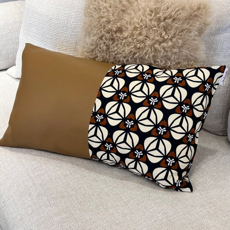 Feather Outdoor Reversible Throw Pillow
