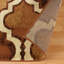 Tapis de couloir brun 8 pi 4 pièces