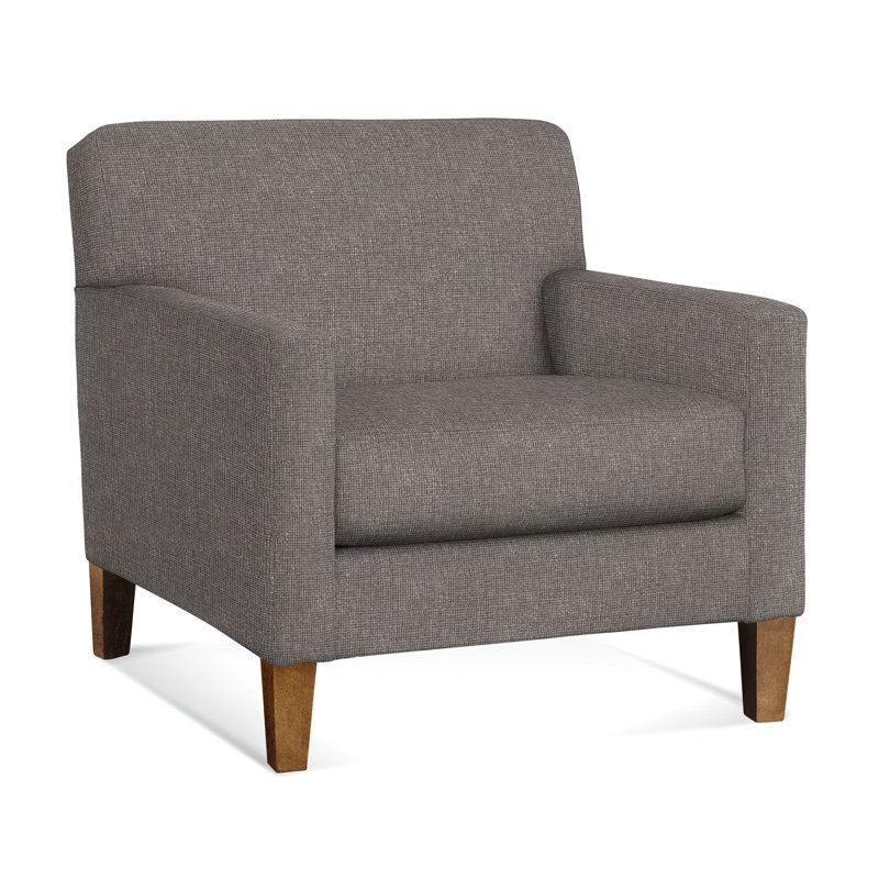 Tampa Upholstered Armchair, Havana, Brown Geometric, 0456-33