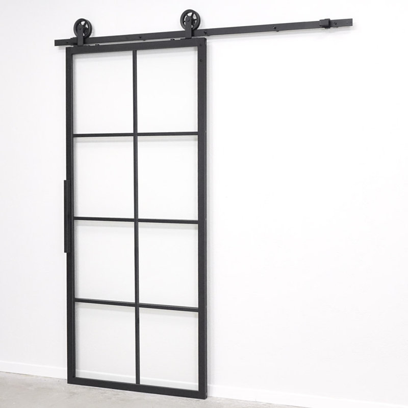 Larissa Metal Sliding Door, 210cm H x 100cm W x 3cm D