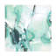 Watercolor Turquoise Réfraction II sur toile-163144358
