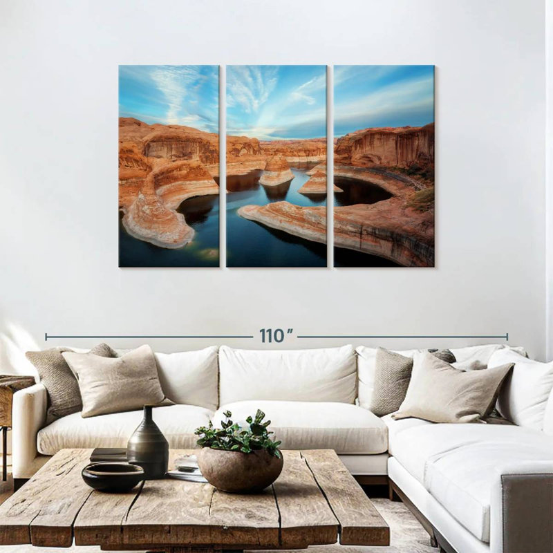 Serene Reflection Canyon, 48" H x 74" W