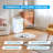 White 14000 BTU 3-in-1 Portable AC, Cools up to 750 Sq.Ft, Remote & 24H Timer, Easy Installation