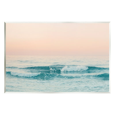 "Stupell Industries Ocean Waves", art mural sur toile flottante par Sissi et Seb
