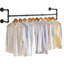 Merissa 109cm Wall Mounted Clothes Rack