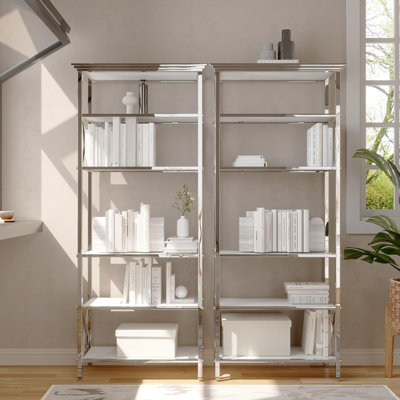Minaudiere 28'' W Stainless Steel Shelving Unit