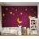 Papier peint pour enfants, ciel nocturne violet