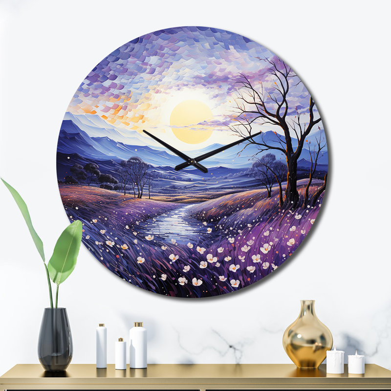 Metal Wall Clock, Extra Large