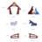 Hasnah Weather Resistant PVC Holiday Silhouette Garden Stake-836616826
