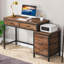 Bureau réversible de 51 po de largeur avec tiroirs-2079199041