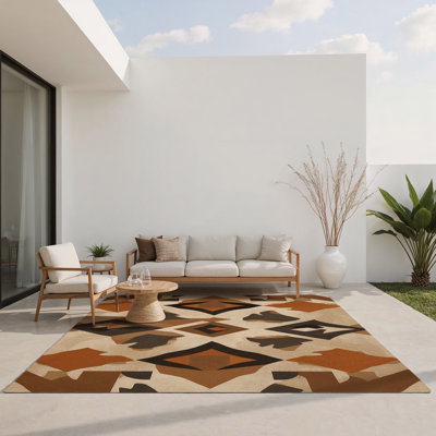 Tapis intérieur et extérieur Terracotta Whispers