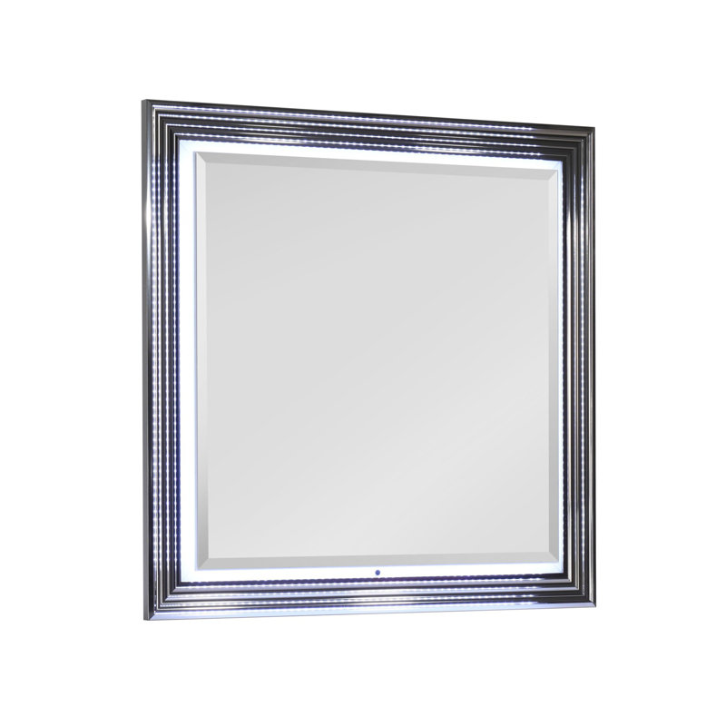 SMOOTH WHITE MIRROR WITH LED