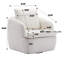 Fauteuil pivotant en chenille de 32,48 po de largeur Anneliese-600656918