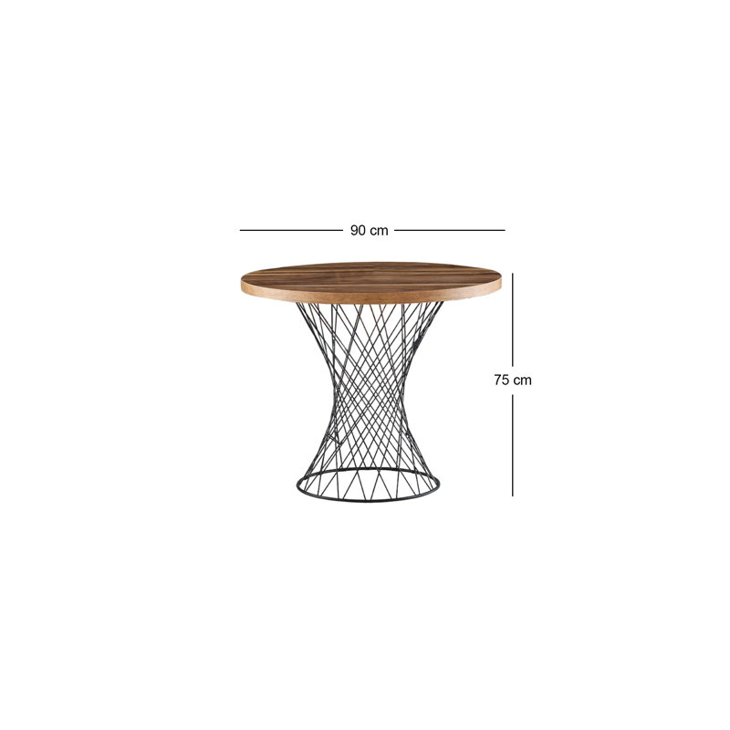Ferro Beech Round Dining Table