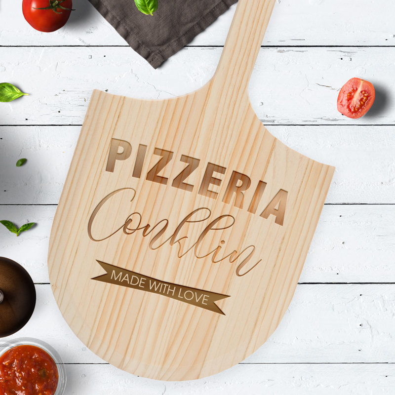 Pelle à pizza 12 po The Paisley Box Pine, Oui