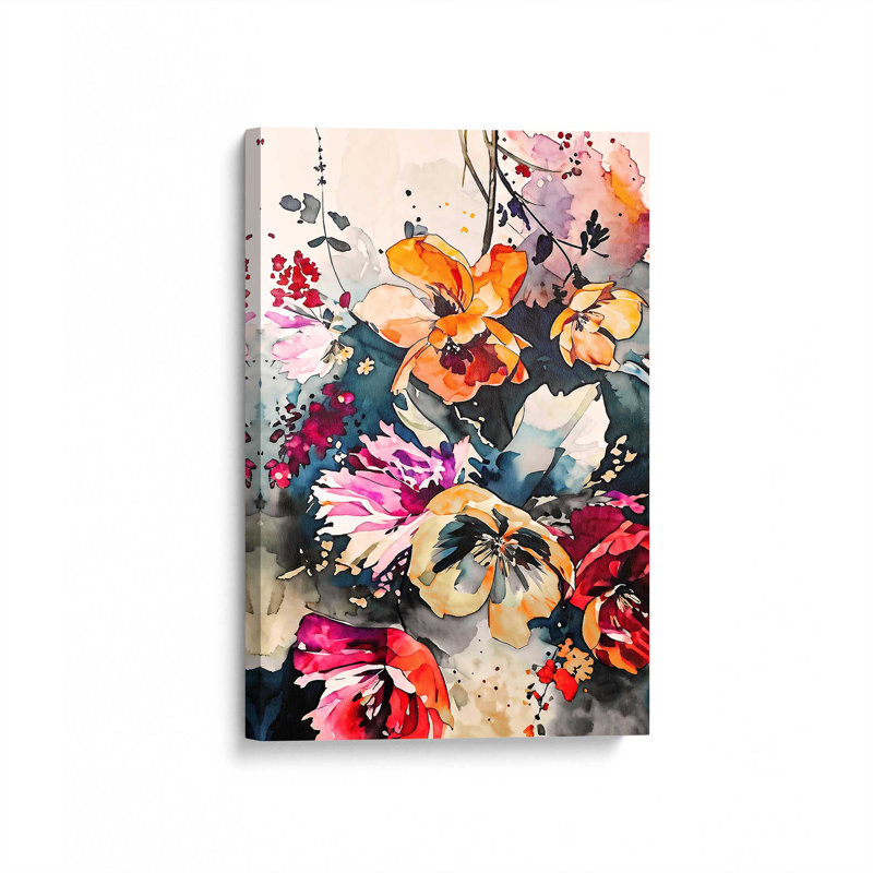 Bold Bloom II, H 30 po x l 20 po, Toile tendue, Ne s’applique pas