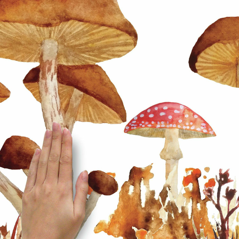 Adhésif décoratif champignon géant