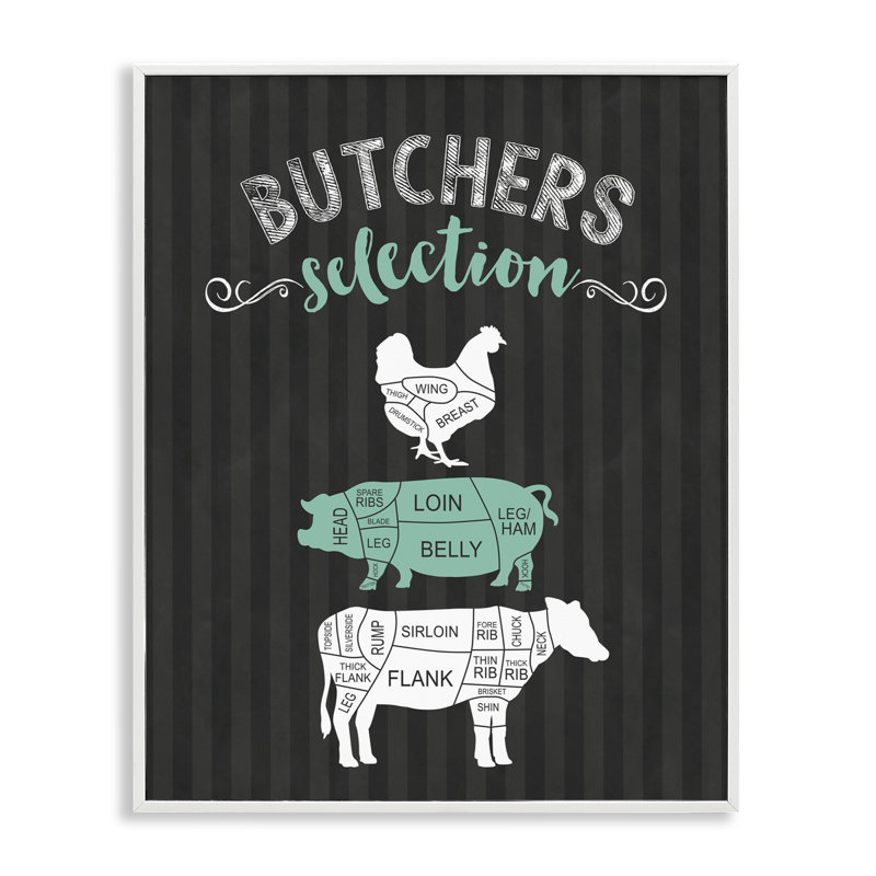 Giclée noire encadrée Butchers, H 30 po x l 24 po, Estampe numérique encadrée blanc bord de mer