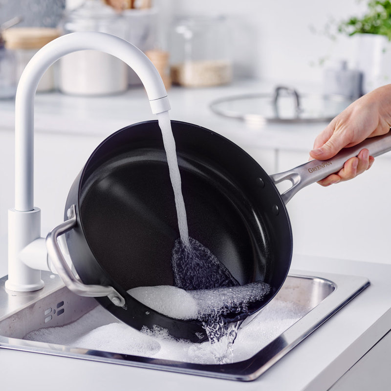 GreenPan Omega Healthy Ceramic Nonstick Covered Sauté Pan, 11"
