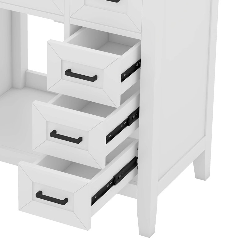 30" Bathroom Vanity With Sink Combo,Drawers