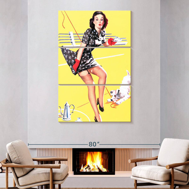 Tout pin-up rétro, H 74 po x l 48 po