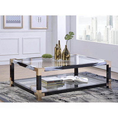 Table de salon en verre