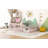 Full Size Floor Bed With Rails For Kids,Metal Montessori Floor Bed With Door, Easy Assemble, Pink-489034876-489034755