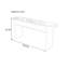 Console ovale moderne Modern-678435048