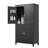 Elegant Bathroom Floor Storage Cabinet-183339586