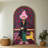 Solid Pink Hat Partition Screen