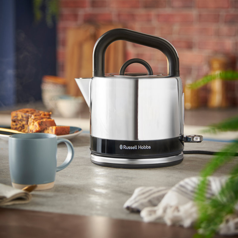 Russell Hobbs Distinctions Stainless Steel Kettle 1.5L, Black