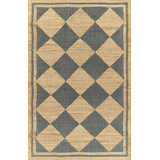 Erin Gates by Momeni Orchard Court Blue Hand Woven Wool and Jute Area Rug 5' X 8'