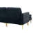 110.6" L-Shape Convertible Sectional Sofa Couch With Movable Ottoman