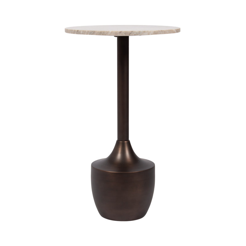 Dumont Round Marble Side Table